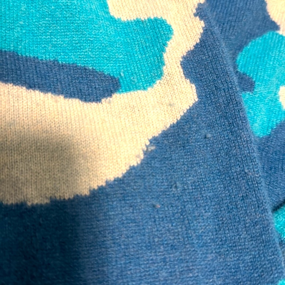 Blue and White Camouflage Hoodie - Picture 5 of 5